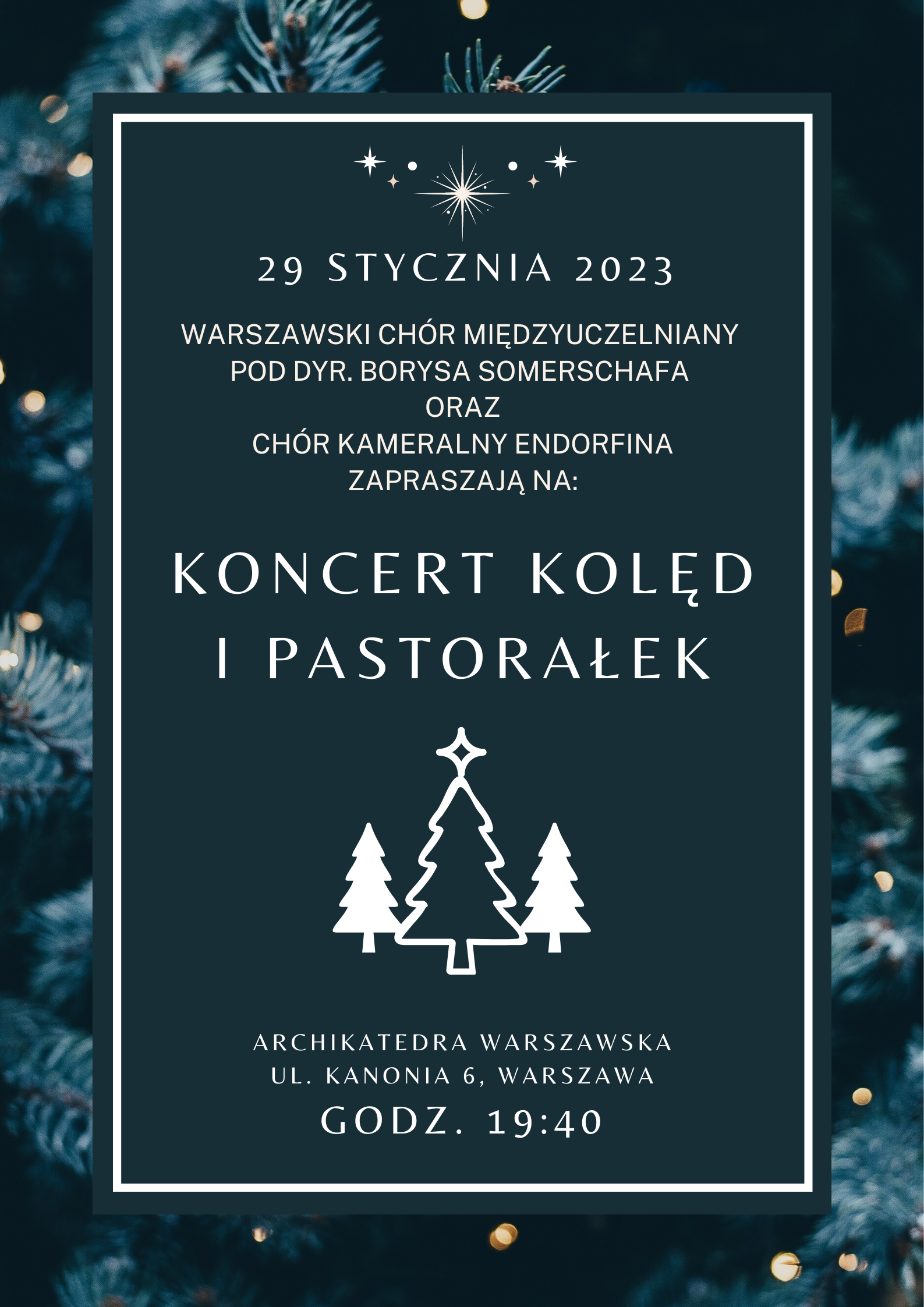 Plakat koncert 29012023